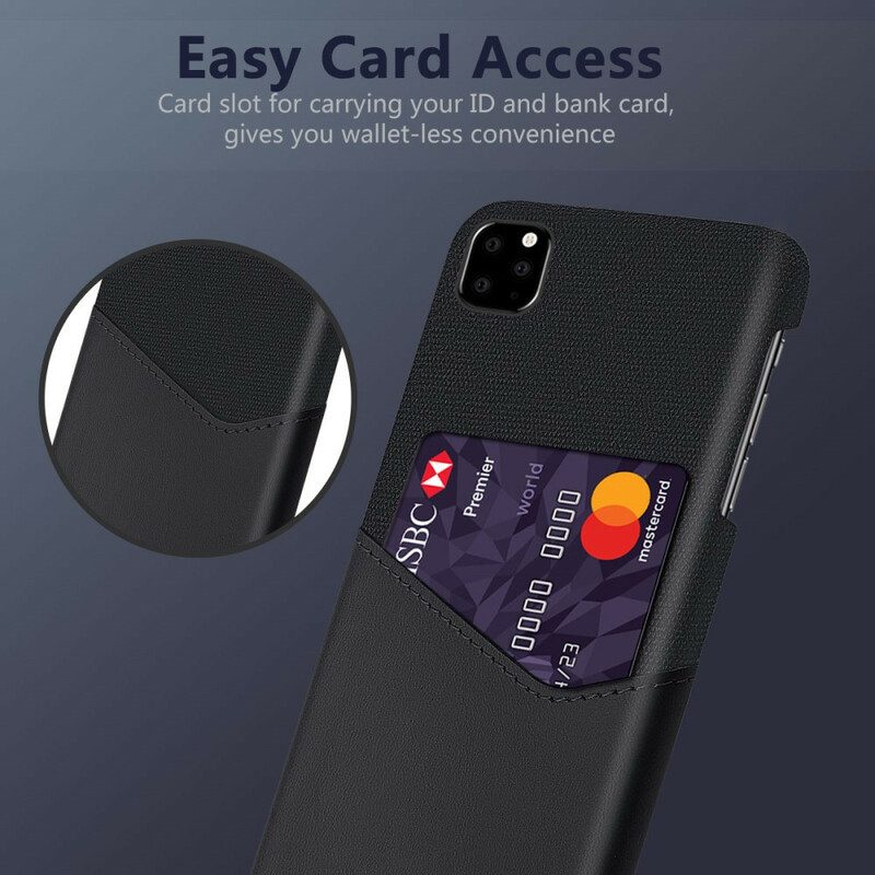 Cover iPhone 11 Pro Titolare Della Carta Ksq