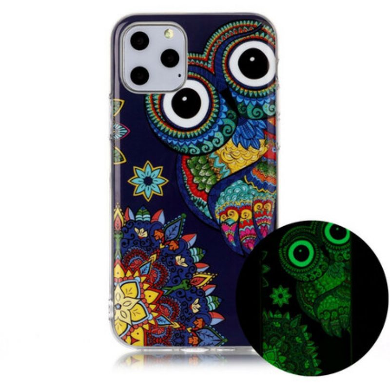Cover iPhone 11 Pro Unico Gufo Fluorescente