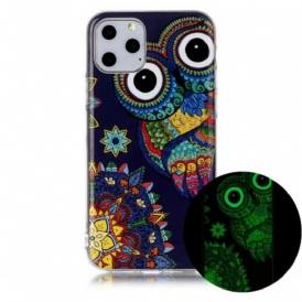 Cover iPhone 11 Pro Unico Gufo Fluorescente