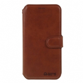 Custodia in pelle iPhone 11 Pro Azns Effetto Pelle