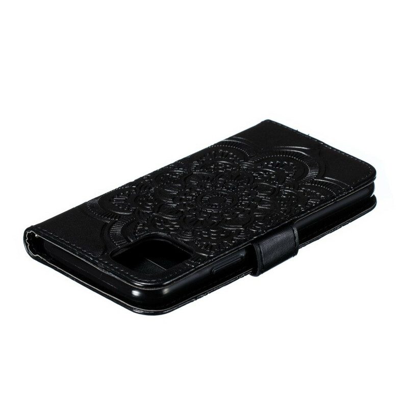 Custodia in pelle iPhone 11 Pro Mandala Completo