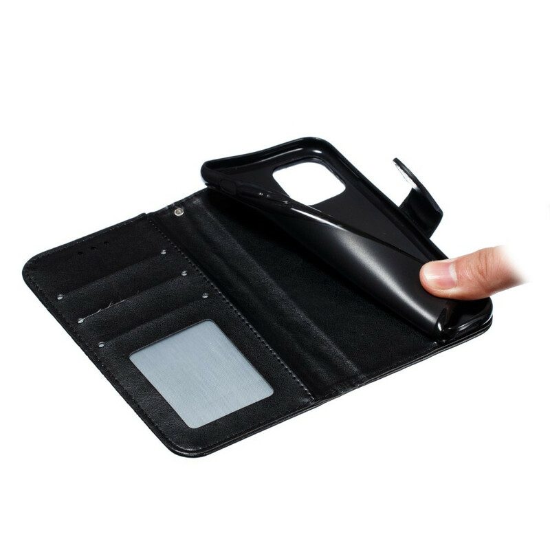 Custodia in pelle iPhone 11 Pro Mandala Completo
