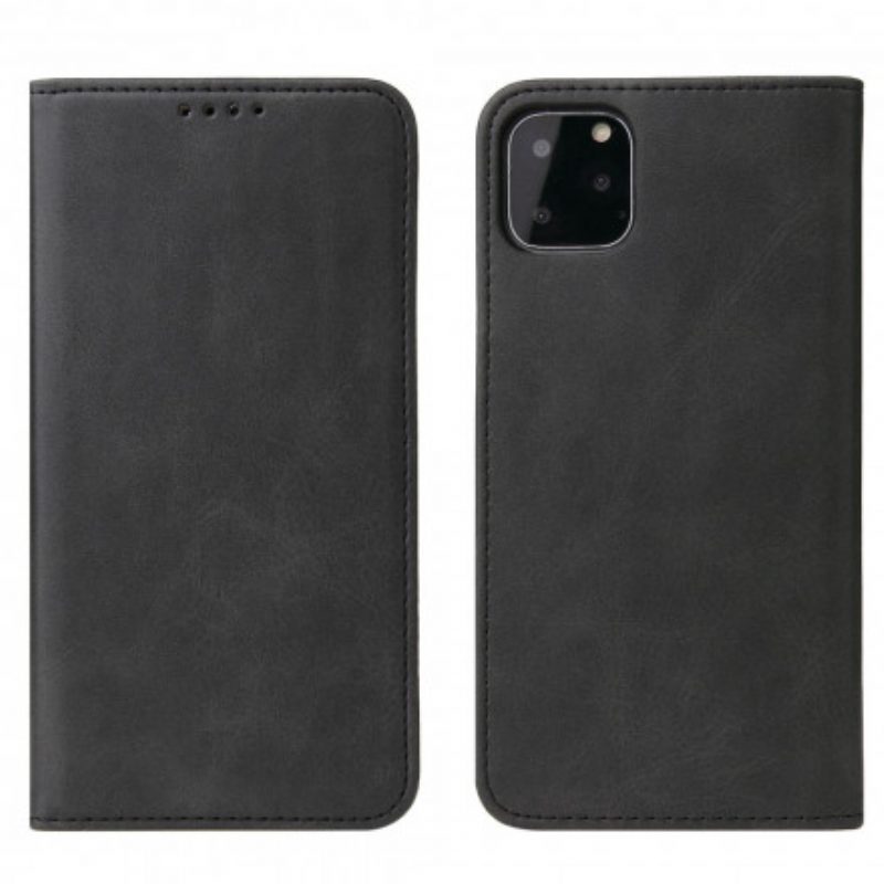 Folio Cover iPhone 11 Pro Custodia in pelle Ecopelle Business Style Plus