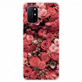 Cover OnePlus 8T Fiori Intensi