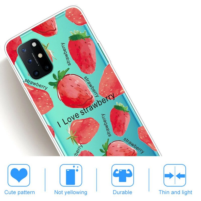 Cover OnePlus 8T Fragola / Amo La Fragola