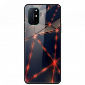Cover OnePlus 8T Vetro Temperato Raggio Rosso