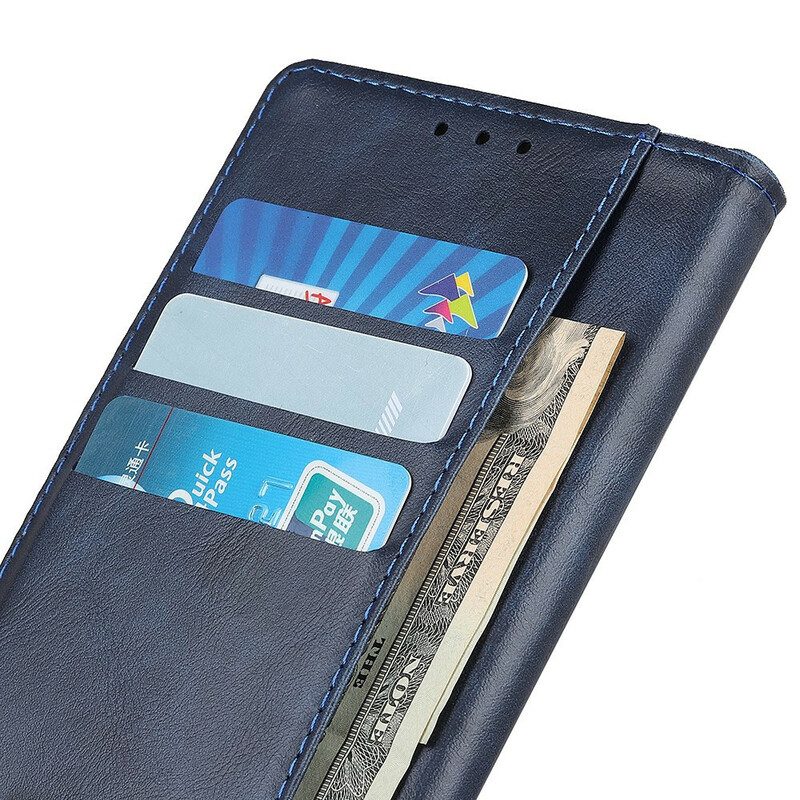 Custodia in pelle OnePlus 8T Bottone In Ecopelle