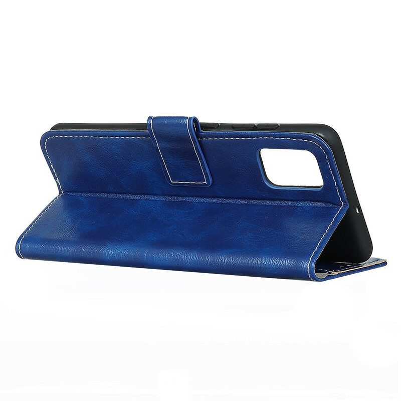 Custodia in pelle OnePlus 8T Cuciture Lucide Ea Vista