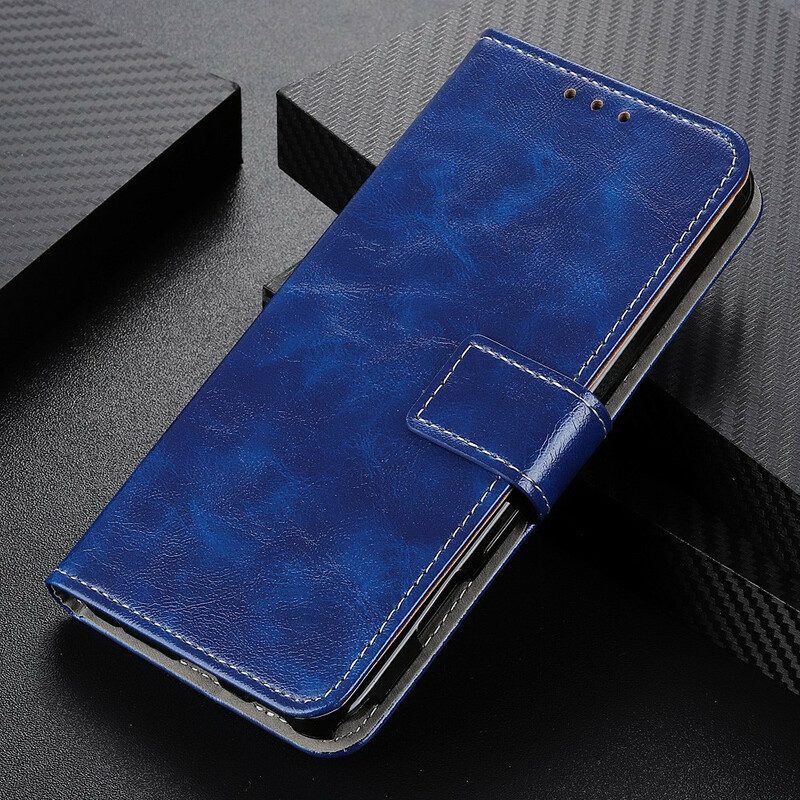 Custodia in pelle OnePlus 8T Cuciture Lucide Ea Vista