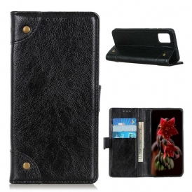 Folio Cover OnePlus 8T Custodia in pelle Stile In Pelle Nappa