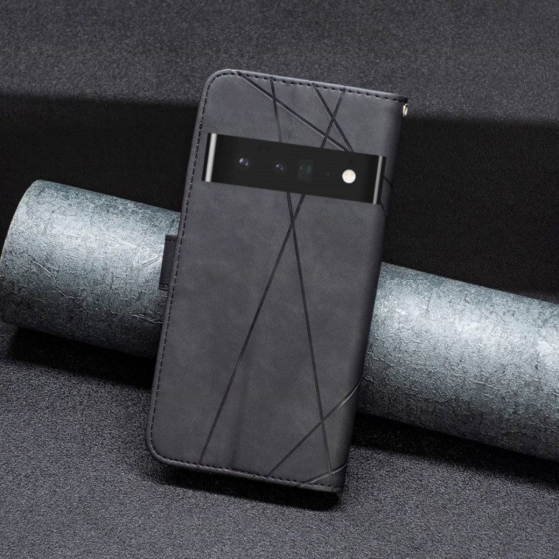Folio Cover Google Pixel 7 Pro Custodia in pelle Binfen Color Diamanti