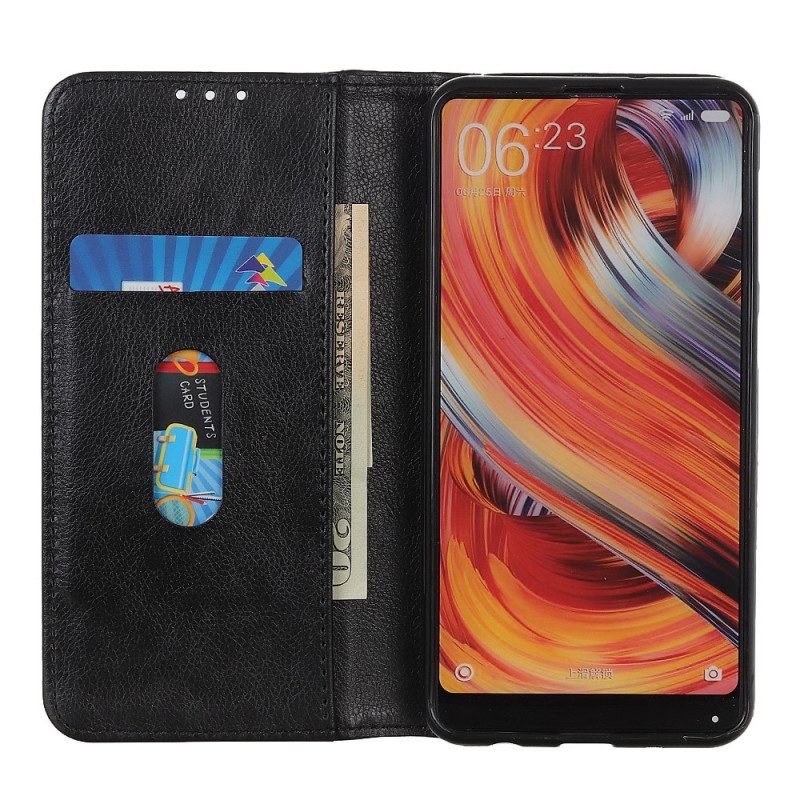 Folio Cover Google Pixel 7 Pro Custodia in pelle Cuoio Spaccato