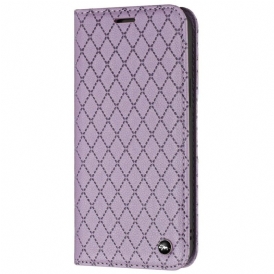Folio Cover Google Pixel 7 Pro Custodia in pelle Diamanti Rfid