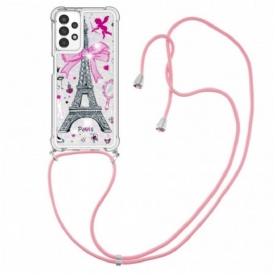 Cover Samsung Galaxy A13 Al Cordone Della Torre Eiffel