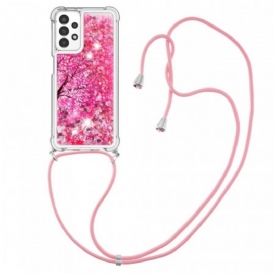 Cover Samsung Galaxy A13 Albero Di Paillettes Con Coulisse