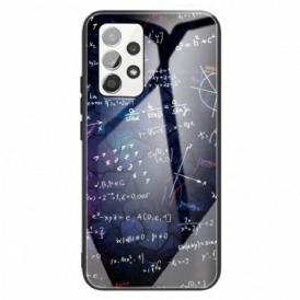 Cover Samsung Galaxy A13 Calcoli Matematici In Vetro Temperato