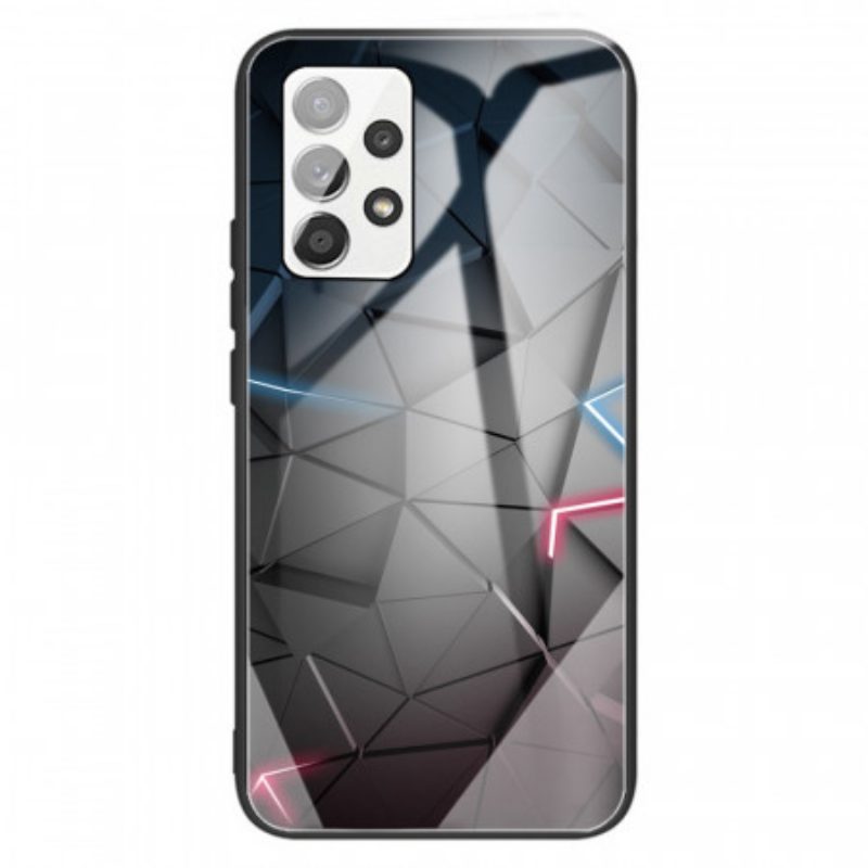 Cover Samsung Galaxy A13 Geometria In Vetro Temperato
