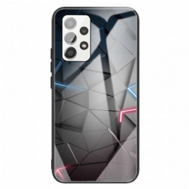 Cover Samsung Galaxy A13 Geometria In Vetro Temperato