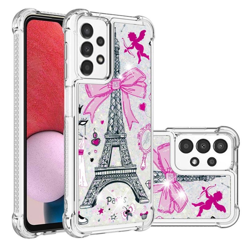 Cover Samsung Galaxy A13 Le Paillettes Della Torre Eiffel