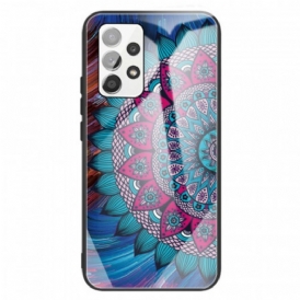 Cover Samsung Galaxy A13 Mandala In Vetro Temperato