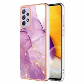 Cover Samsung Galaxy A13 Marmo Flessibile In Silicone