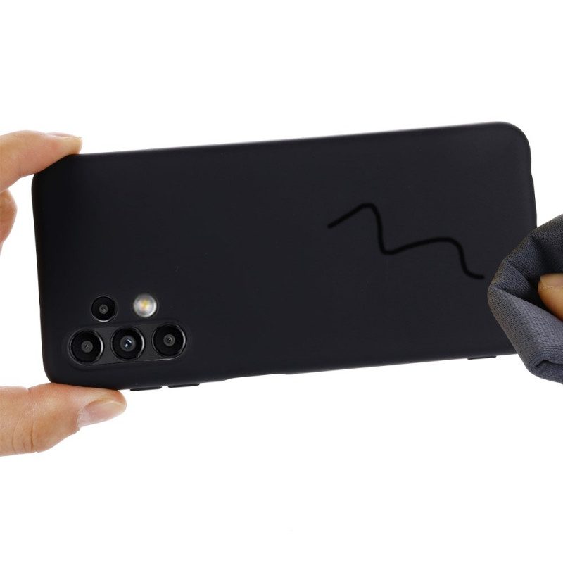 Cover Samsung Galaxy A13 Silicone Liquido Con Cordino