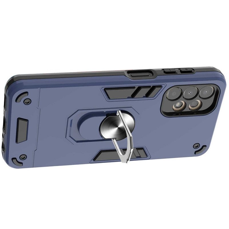 Cover Samsung Galaxy A13 Supporto Per Anello Staccabile