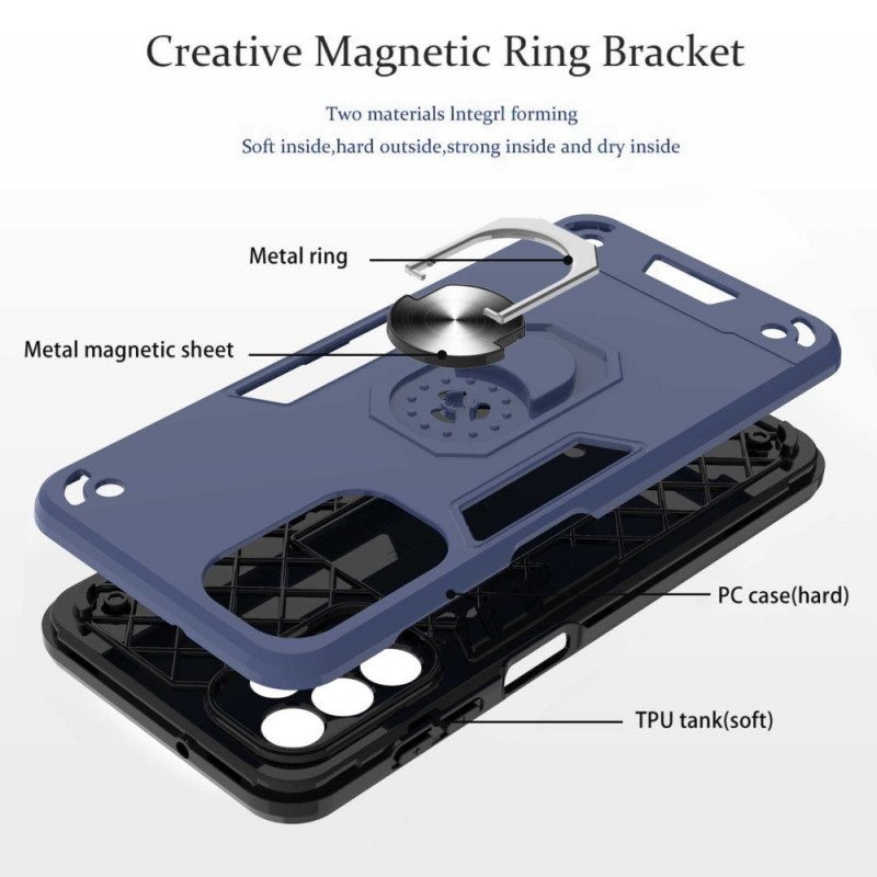Cover Samsung Galaxy A13 Supporto Per Anello Staccabile