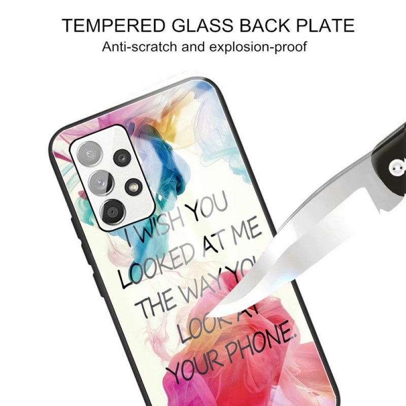 Cover Samsung Galaxy A13 Vetro Temperato Che Desidero