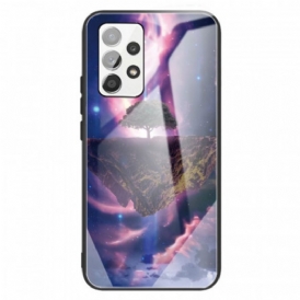 Cover Samsung Galaxy A13 Vetro Temperato Dell'albero Del Mondo