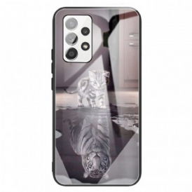 Cover Samsung Galaxy A13 Vetro Temperato Ernest La Tigre