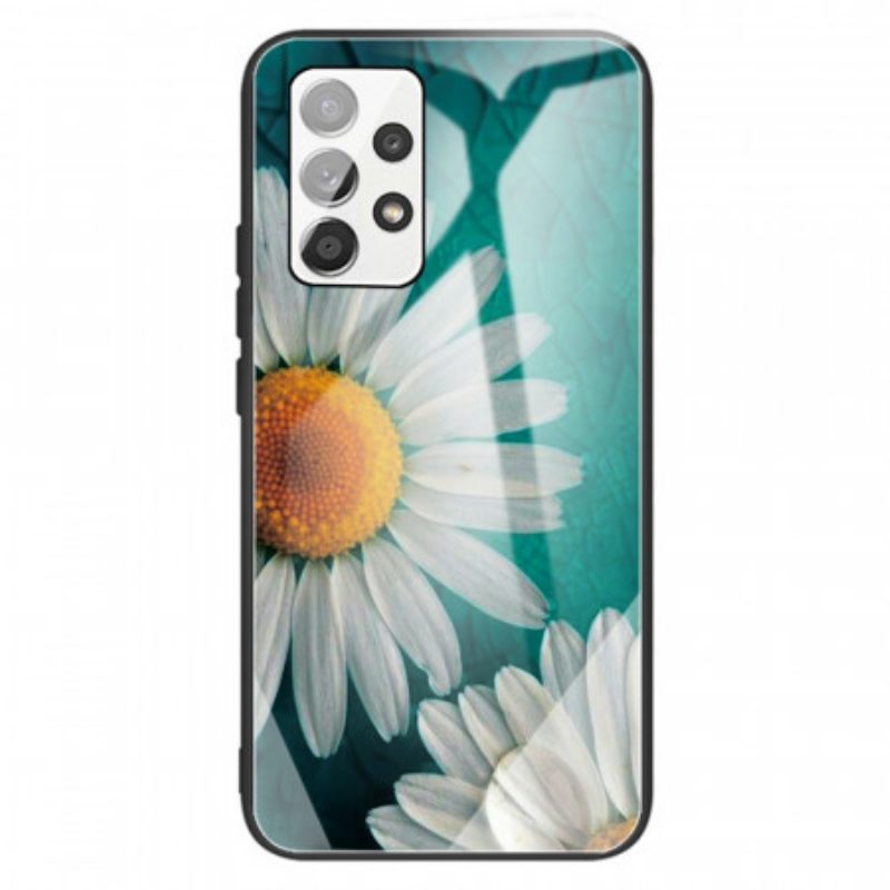 Cover Samsung Galaxy A13 Vetro Temperato Margherita