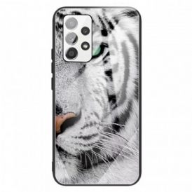 Cover Samsung Galaxy A13 Vetro Temperato Tigre