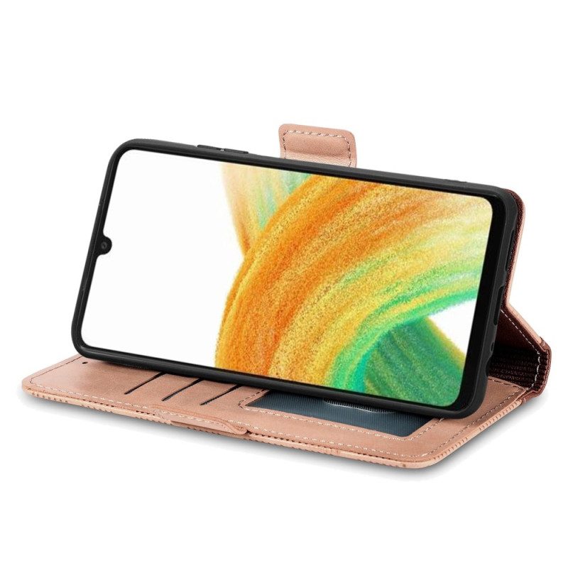 Custodia in pelle Samsung Galaxy A13 Elegante