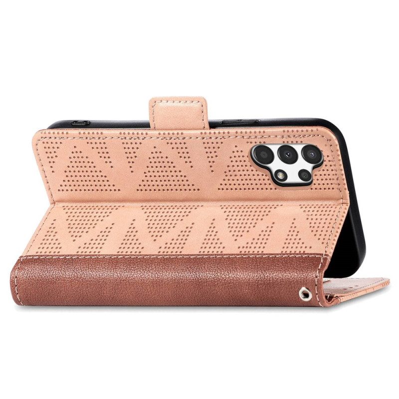 Custodia in pelle Samsung Galaxy A13 Elegante