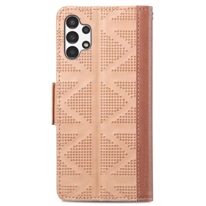 Custodia in pelle Samsung Galaxy A13 Elegante