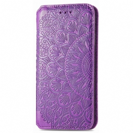 Folio Cover Samsung Galaxy A13 Custodia in pelle Mandala