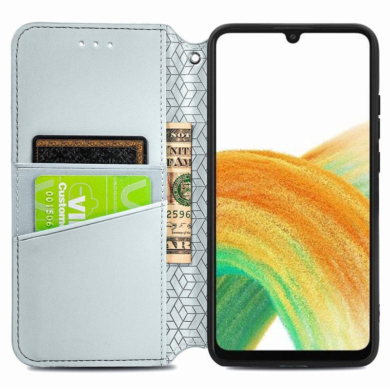 Folio Cover Samsung Galaxy A13 Custodia in pelle Mandala