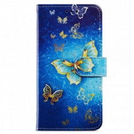 Folio Cover Samsung Galaxy A13 Volo Di Farfalle