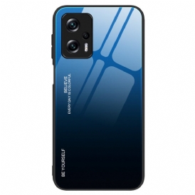 Cover Poco X4 GT Vetro Temperato Sii Te Stesso