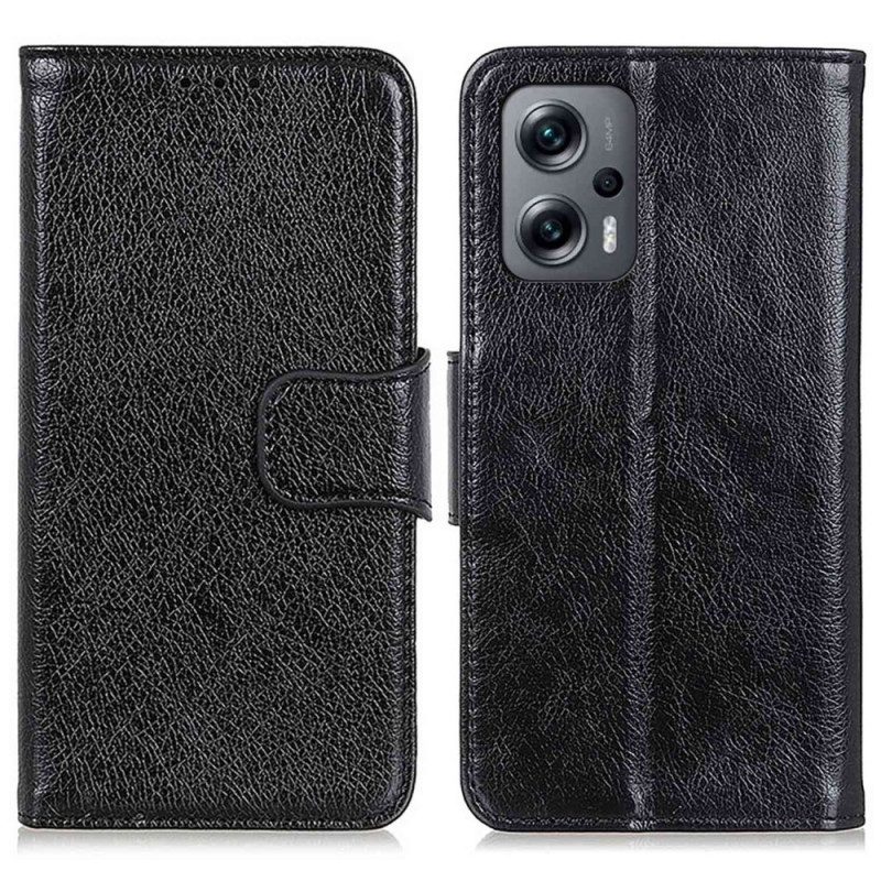 Custodia in pelle Poco X4 GT Pelle Crosta Nappa