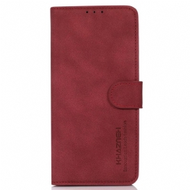 Custodia in pelle Poco X4 GT Khazneh Moda Effetto Pelle