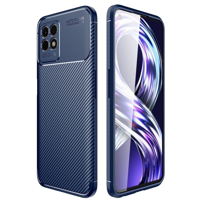 Cover Realme 8i Tubo In Fibra Di Carbonio