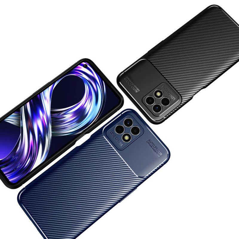 Cover Realme 8i Tubo In Fibra Di Carbonio