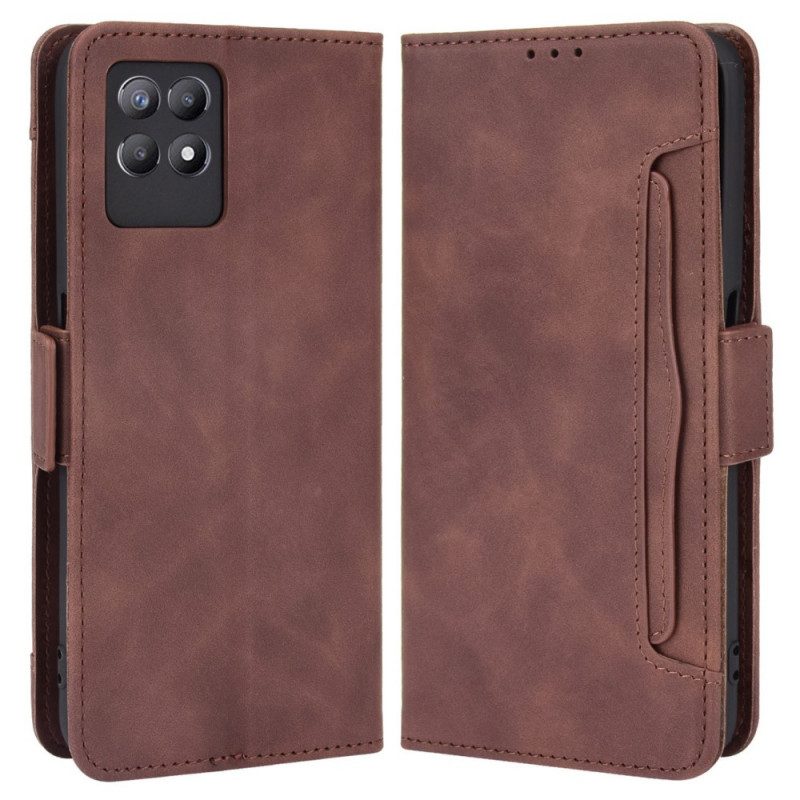 Custodia in pelle Realme 8i Classe Premier Multi-carta