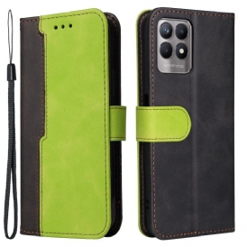 Custodia in pelle Realme 8i Due Toni