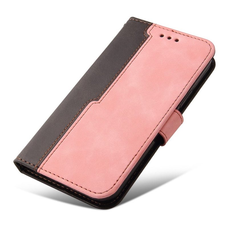 Custodia in pelle Realme 8i Due Toni