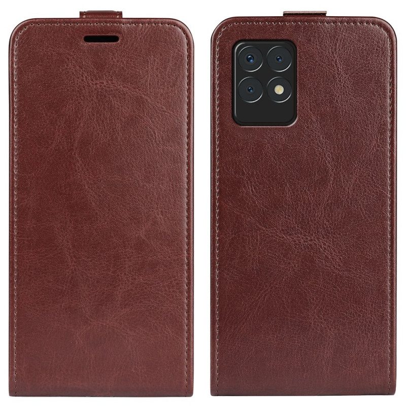 Custodia in pelle Realme 8i Folio Cover Retro Pieghevole