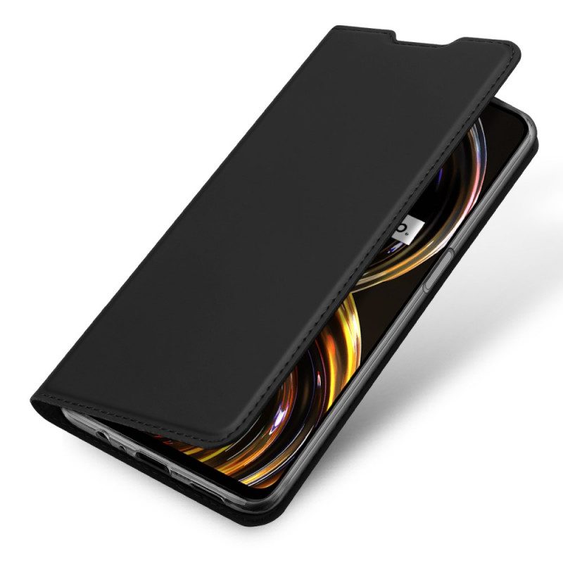 Folio Cover Realme 8i Custodia in pelle Pelle Pro Dux Ducis