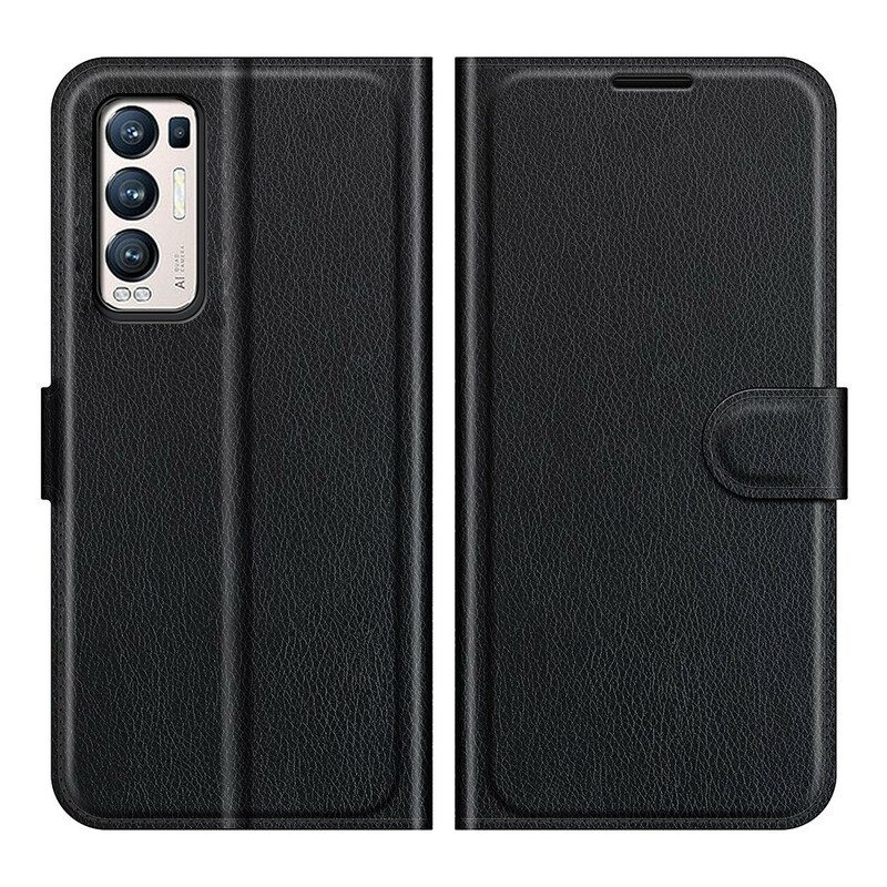 Custodia A Portafoglio Oppo Find X3 Neo Classico